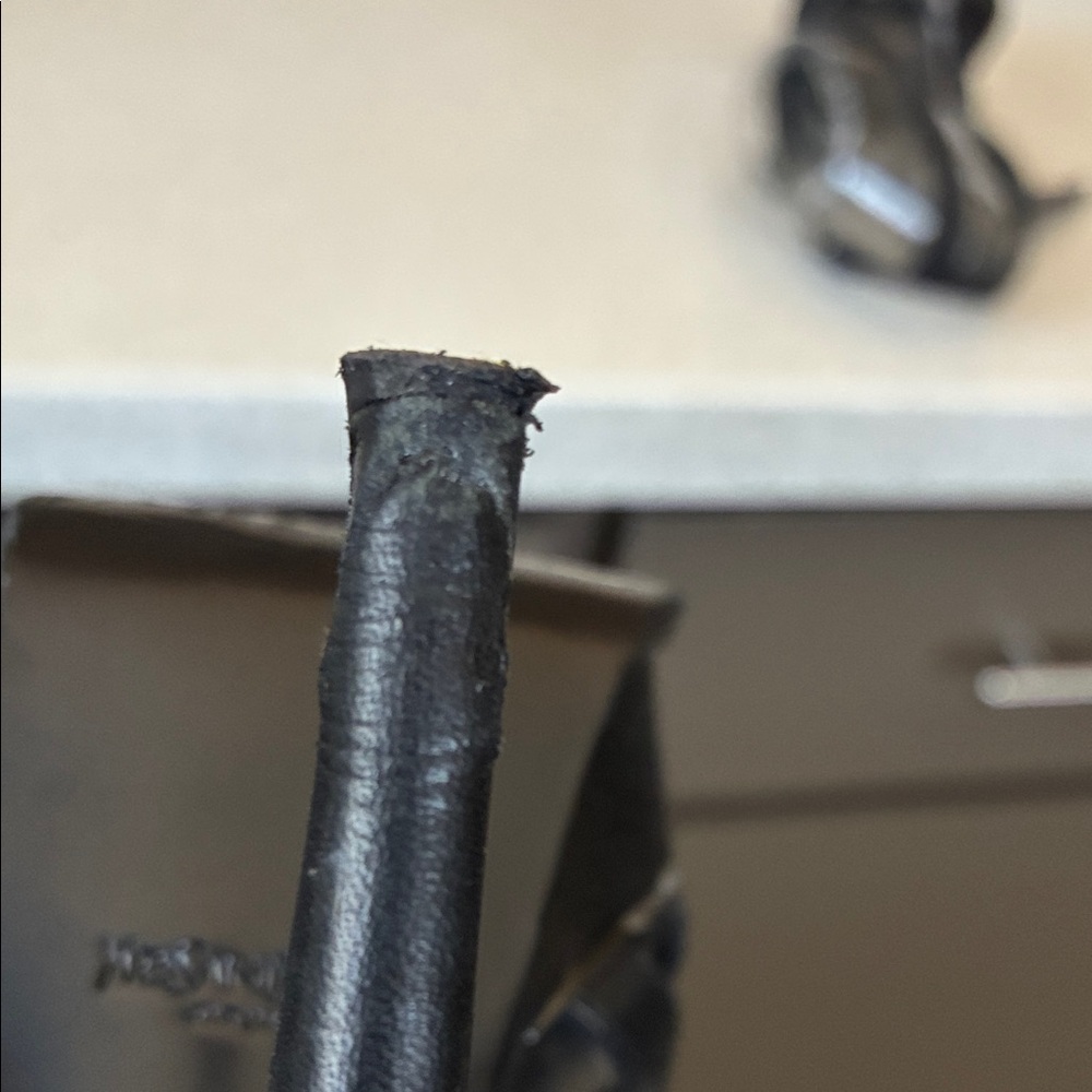 Yves Saint Laurent Elegant Black Strappy Heels - Picture 11 of 12